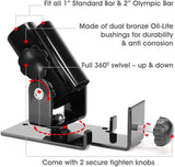 darrahopens Sports & Fitness > Fitness Accessories T Bar Row Landmine Platform 360-degree Swivel Fits 1", 2" Olympic Bars