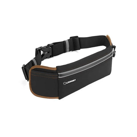 darrahopens Sports & Fitness > Fitness Accessories UGREEN Sport Running Waist Pack Waterproof Belt Black 20818