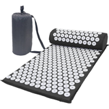 Darrahopens Sports & Fitness > Fitness Accessories VERPEAK Acupressure Mat & Pillow & Bag (Black) FT-MT-117-OTI