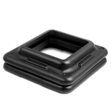 Darrahopens Sports & Fitness > Fitness Accessories VERPEAK Aerobic Step Riser 4pcs Black VP-AS-109-AC