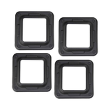 Darrahopens Sports & Fitness > Fitness Accessories VERPEAK Aerobic Step Riser 4pcs Black VP-AS-109-AC