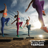 Darrahopens Sports & Fitness > Fitness Accessories VERPEAK Aerobic Step Riser 4pcs Black VP-AS-109-AC