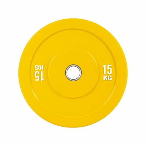 Darrahopens Sports & Fitness > Fitness Accessories Verpeak Colour Bumper Plate 15KG Yellow VP-WP-107-FP