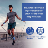 Darrahopens Sports & Fitness > Fitness Accessories VERPEAK Nylon Ankle Weight 1kg (Bundle) FT-AW-102-OP