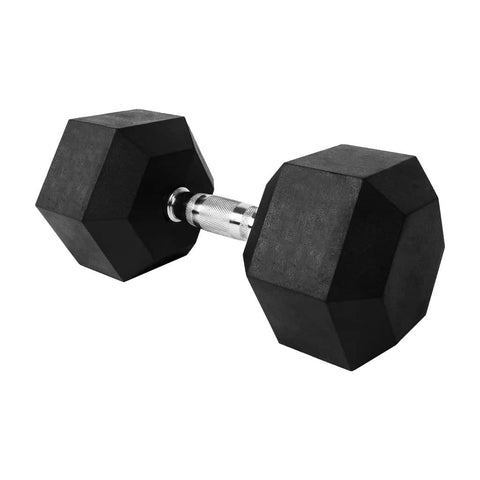 Darrahopens Sports & Fitness > Fitness Accessories Verpeak Rubber Hex Dumbbells 17.5kg - VP-DB-107