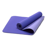 Darrahopens Sports & Fitness > Fitness Accessories VERPEAK TPE Yoga Mat Dual Color (Lavender) with Yoga Bag and Strap - FT-MT-101-ATC
