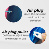 Darrahopens Sports & Fitness > Fitness Accessories VERPEAK Yoga Ball 85cm (Purple) FT-YB-110-SD / FT-YB-110-ZM