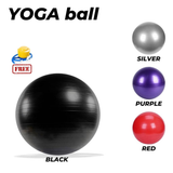 Darrahopens Sports & Fitness > Fitness Accessories VERPEAK Yoga Ball 85cm (Purple) FT-YB-110-SD / FT-YB-110-ZM