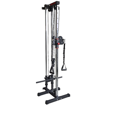 Darrahopens Sports & Fitness > Fitness Accessories Wall Mounted Dual Pulley Tower