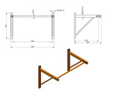 darrahopens Sports & Fitness > Fitness Accessories Wall Mounted Pull Up Bar