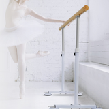 darrahopens Sports & Fitness > Fitness Accessories Wooden Portable Ballet Bar Stretch Barre Dance Bar 1.5M Freestanding Ballet Bar