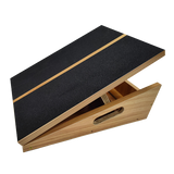 darrahopens Sports & Fitness > Fitness Accessories Wooden Slant Exercise Board With Adjustable Incline And Non-Slip Surface