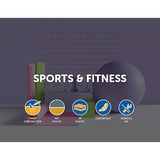 darrahopens Sports & Fitness > Fitness Accessories Yoga Balance Trainer Exercise Ball for Arm, Leg, Core Workout with Pump, 2 Resistance Bands