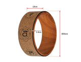 darrahopens Sports & Fitness > Fitness Accessories Yoga Pilates Wheel Cork Circle Prop Back Chest Hips Abdomen Stretch Roller