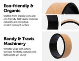 darrahopens Sports & Fitness > Fitness Accessories Yoga Pilates Wheel Cork Circle Prop Back Chest Hips Abdomen Stretch Roller