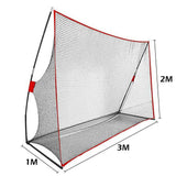darrahopens Sports & Fitness > Golf 3M Huge Golf Practice Net Portable Hitting Swing Training Net Outdoor +Carry Bag