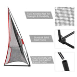darrahopens Sports & Fitness > Golf 3M Huge Golf Practice Net Portable Hitting Swing Training Net Outdoor +Carry Bag