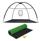 Darrahopens Sports & Fitness > Golf Everfit 3.5M Golf Practice Net with Driving Mat Training Target Hitting Mat