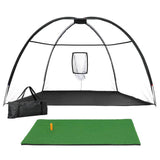 Darrahopens Sports & Fitness > Golf Everfit 3.5M Golf Practice Net with Driving Mat Training Target Hitting Mat
