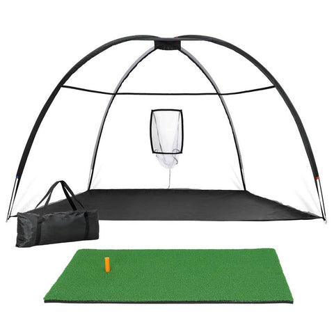 Darrahopens Sports & Fitness > Golf Everfit 3.5M Golf Practice Net with Driving Mat Training Target Hitting Mat