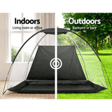 Darrahopens Sports & Fitness > Golf Everfit 3M Golf Practice Net Tent Portable Training Aid Driving Target Mat Soccer