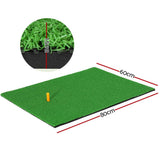 Darrahopens Sports & Fitness > Golf Everfit Golf Hitting Mat Portable Driving Range Practice Training Aid 80x60cm