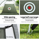 Darrahopens Sports & Fitness > Golf Everfit Golf Practice Net And Training Mat Driving Range Target Hitting Mat