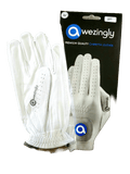 Darrahopens Sports & Fitness > Golf Premium Quality Cabretta Leather Golf Glove for Men - White (L)