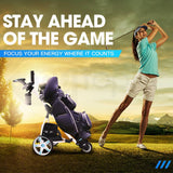 darrahopens Sports & Fitness > Golf THOMSON Golf Buggy Electric Trolley Automatic Motorised Foldable Cart Powered