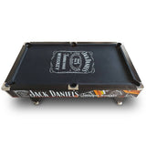 Darrahopens Sports & Fitness JD LOGO 7FT MDF  Pool Snooker Billiards Table Free Accessory - BLACK