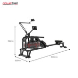 Darrahopens Sports & Fitness Powertrain 13L Water Resistance Rowing Machine Rower