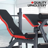 Darrahopens Sports & Fitness Powertrain Adjustable Weight Bench Home Gym Bench Press - 302