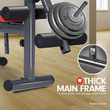 Darrahopens Sports & Fitness Powertrain Adjustable Weight Bench Home Gym Bench Press - 302