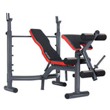 Darrahopens Sports & Fitness Powertrain Adjustable Weight Bench Home Gym Bench Press - 302