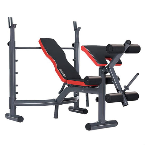 Darrahopens Sports & Fitness Powertrain Adjustable Weight Bench Home Gym Bench Press - 302