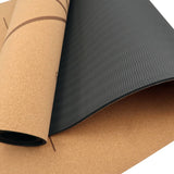 Darrahopens Sports & Fitness Powertrain Cork Yoga Mat with Carry Straps Home Gym Pilates - Body Line