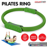 Darrahopens Sports & Fitness Powertrain Pilates Ring Band Yoga Home Workout Exercise Band Green