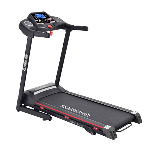 Darrahopens Sports & Fitness Powertrain V30 Foldable Treadmill Manual Incline Home Gym Cardio