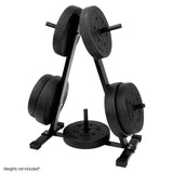 Darrahopens Sports & Fitness Powertrain Weight Plates Storage Home Gym Rack