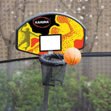 Darrahopens Sports & Fitness > Trampolines Kahuna 10ft Outdoor Trampoline Kids Children With Safety Enclosure Pad Mat Ladder Basketball Hoop Set - Rainbow