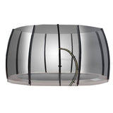 Darrahopens Sports & Fitness > Trampolines Kahuna 10ft Replacement Outer For Twister Trampoline Safety Net