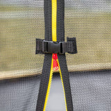 Darrahopens Sports & Fitness > Trampolines Kahuna 12ft Outdoor Trampoline Kids Children With Safety Enclosure Pad Mat Ladder Basketball Hoop Set - Rainbow