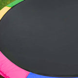 Darrahopens Sports & Fitness > Trampolines Kahuna 12ft Outdoor Trampoline Kids Children With Safety Enclosure Pad Mat Ladder Basketball Hoop Set - Rainbow