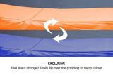Darrahopens Sports & Fitness > Trampolines Kahuna 14ft Trampoline Reversible Replacement Pad Round - Orange/Blue