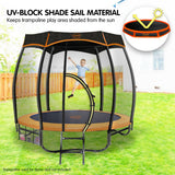 Darrahopens Sports & Fitness > Trampolines Kahuna 8ft Removable Twister Trampoline Roof Shade Cover