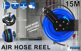 darrahopens Tools > Air Compressor Dynamic Power Air Hose Reel Automotive Industrial 15m Retractable Rewind