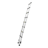 Darrahopens Tools Giantz 2.6M Telescopic Ladder Aluminium Extension Extendable Steps Adjustable Height