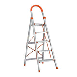 Darrahopens Tools Giantz 5 Step Ladder Multi-Purpose Folding Aluminium Light Weight Non Slip Platform