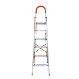 Darrahopens Tools Giantz 6 Step Ladder Multi-Purpose Folding Aluminium Light Weight Non Slip Platform