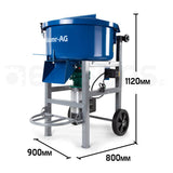 Darrahopens Tools > Industrial Tools Baumr-AG 100L Portable Cement Concrete Mixer 1500W Electric Construction Sand Gravel Mortar